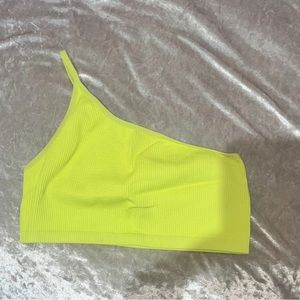 UO | Neon One Strap Crop Top